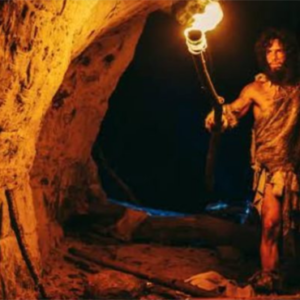 From the cave of the early man in prehistoric age...